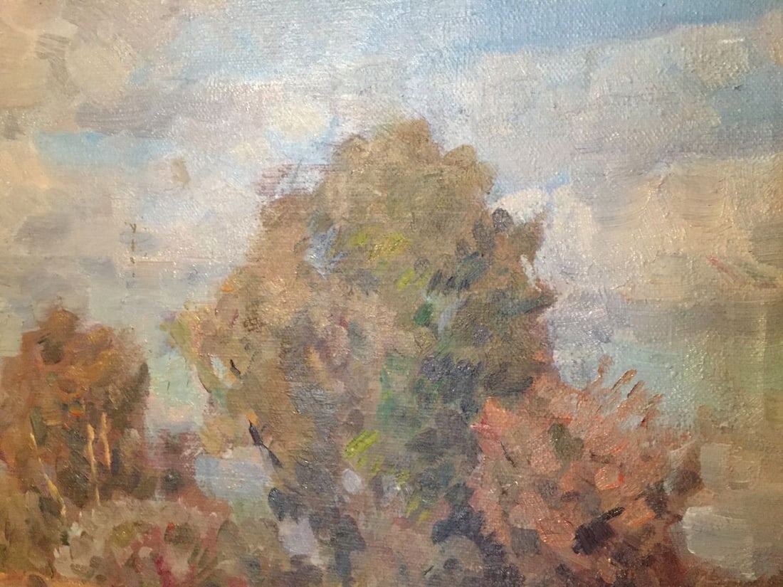 Oil painting Woodlands Boris Naumovich Rapoport - 3