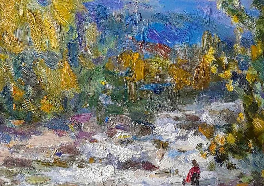 Oil painting Stream in the forest Kovalenko Ivan Mikhailovich - 6