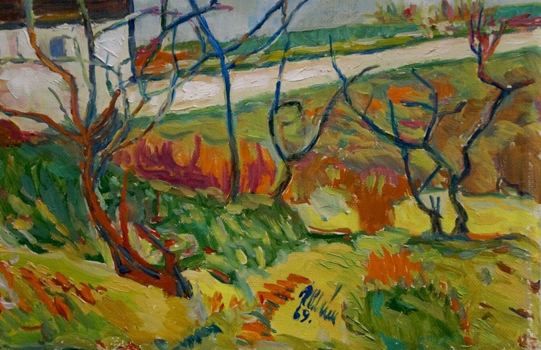 Oil painting Natural landscape - 5