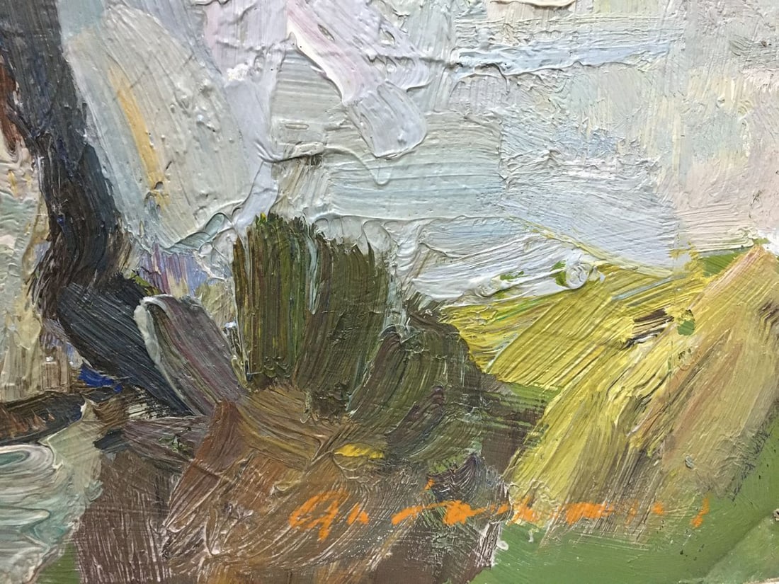 Oil painting River landscape Zakharov Fedor Zakharovich - 10