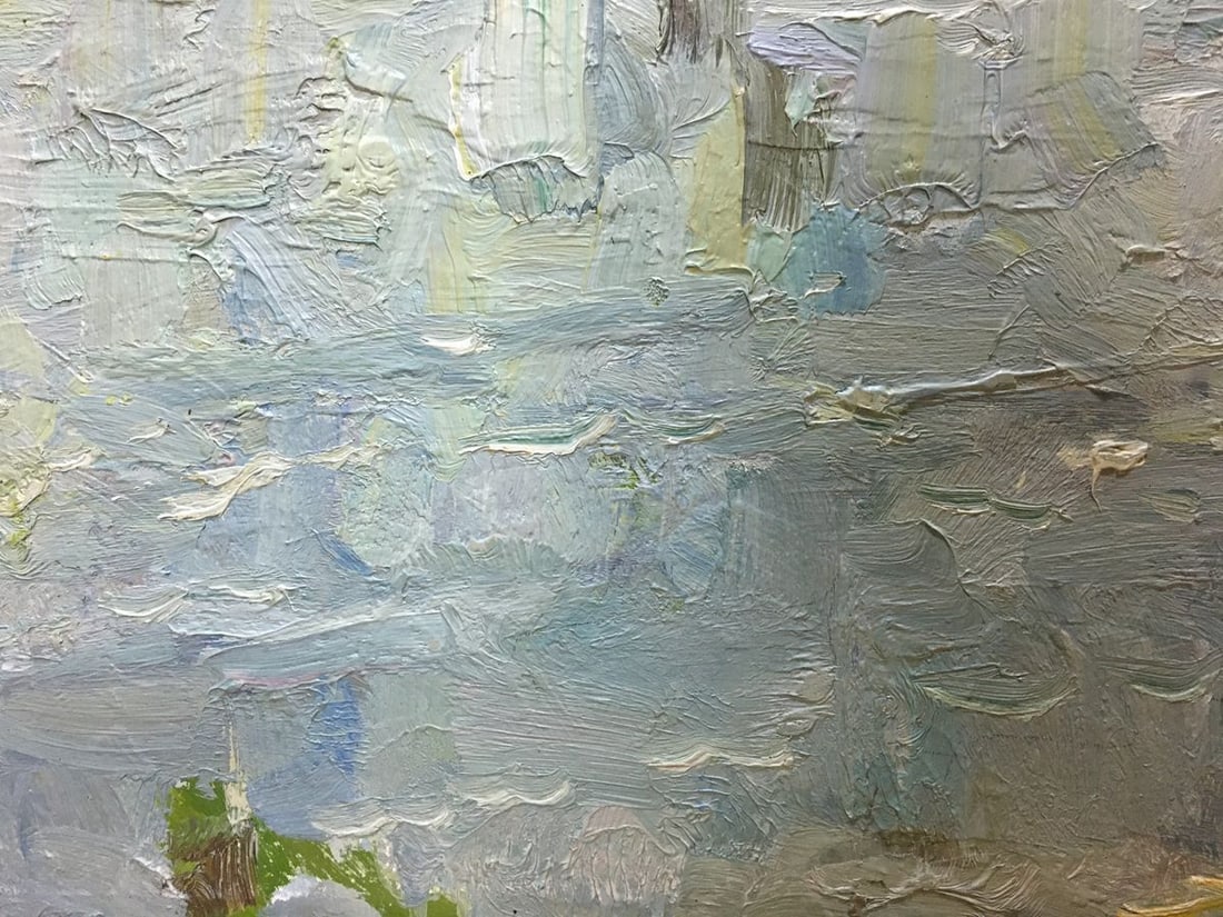 Oil painting River landscape Zakharov Fedor Zakharovich - 8