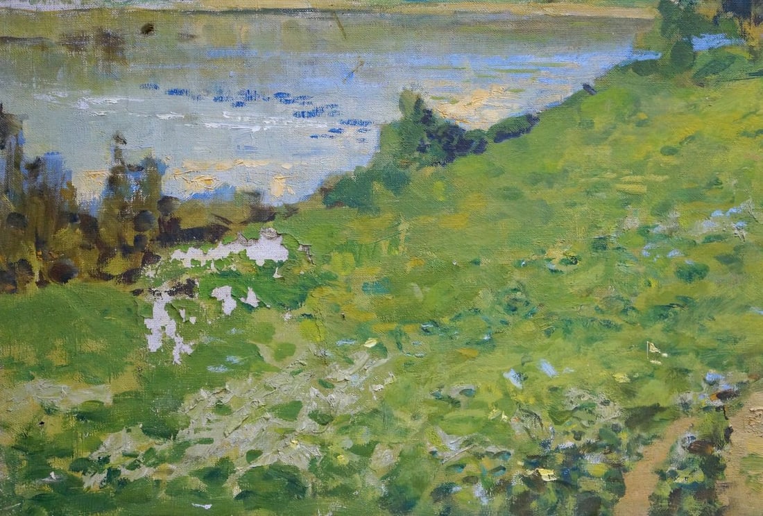 Oil painting Summer landscape Turovetsky Leonid Markovich - 2