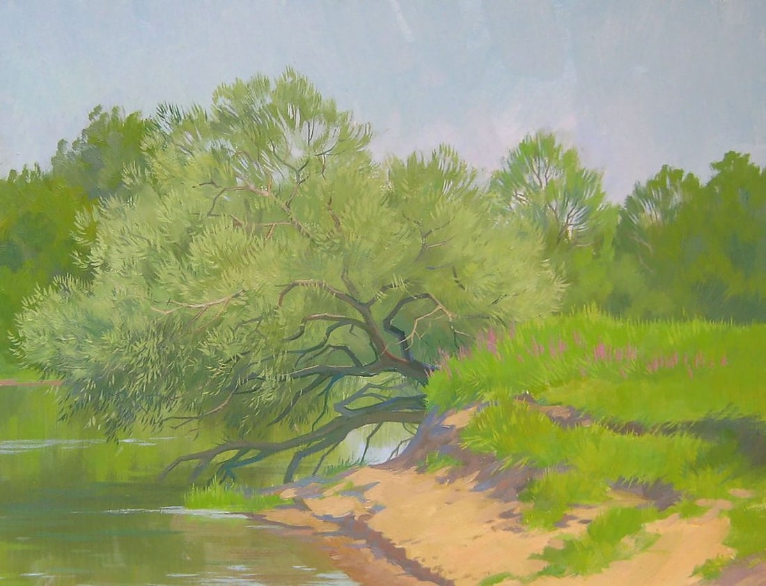 Oil painting On the Desna Kalebets Valery - 3