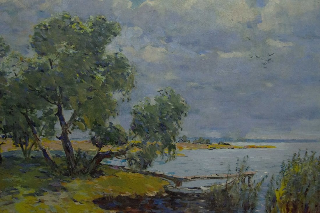 Oil painting Summer landscape Bakaev Sergey Ivanovich - 6