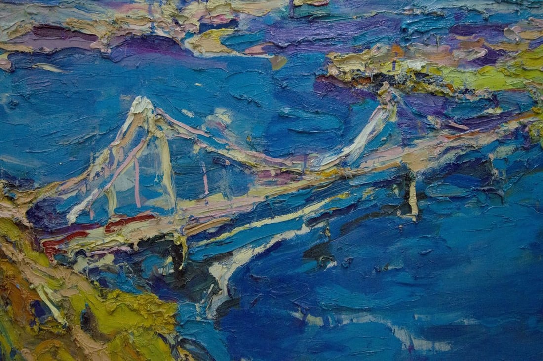 Oil painting Bridge landscape Dupliy Sergey Alexandrovich - 4