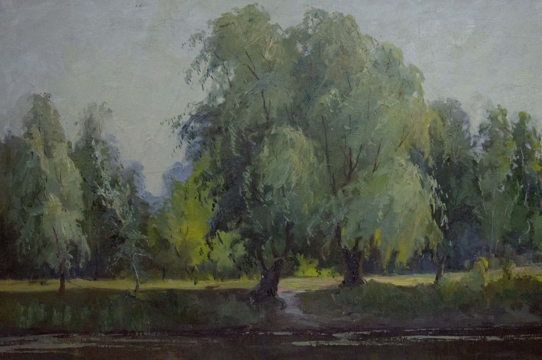 Oil painting Summer landscape Nepiypivo Vasily Ignatievich - 3