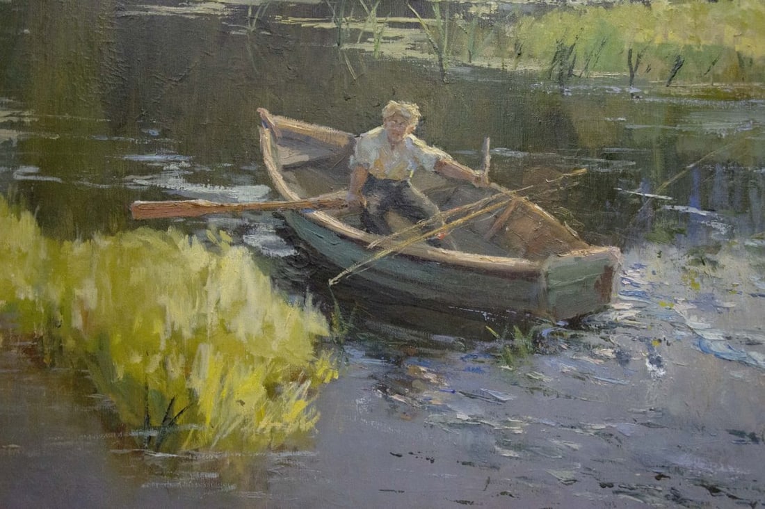 Oil painting Summer landscape Nepiypivo Vasily Ignatievich - 5