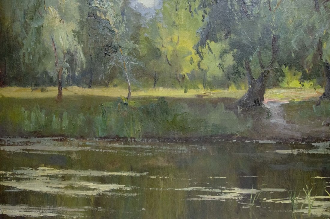 Oil painting Summer landscape Nepiypivo Vasily Ignatievich - 8