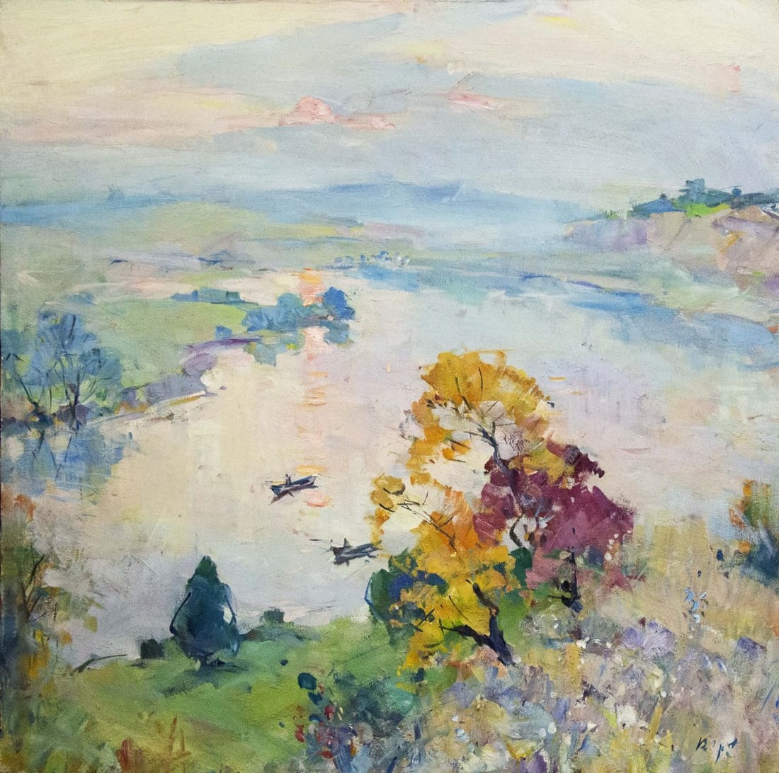 Oil painting Natural landscape: Title: Oil painting Natural landscape Description: NoVernd 159 *** ABOUT THIS PAINTING *** * TITLE: "Natural landscape" * ARTISTS: Unknown artist * SIZE: 120x120 cm/'47.24x47.24 inches' * MEDIUM: oil,