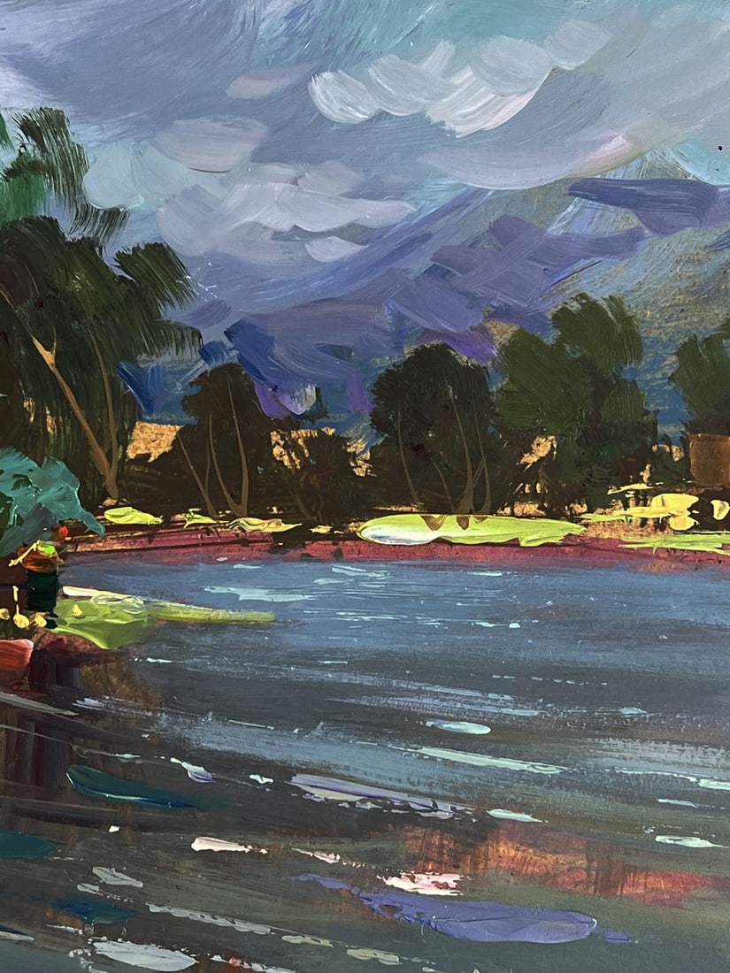 Oil painting Monastery near the river Yuriy Suprunchuk - 10