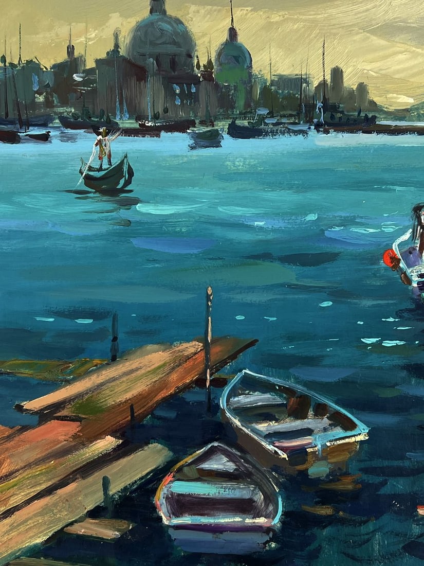 Oil painting View of Venice in the morning Yuriy Suprunchuk - 5