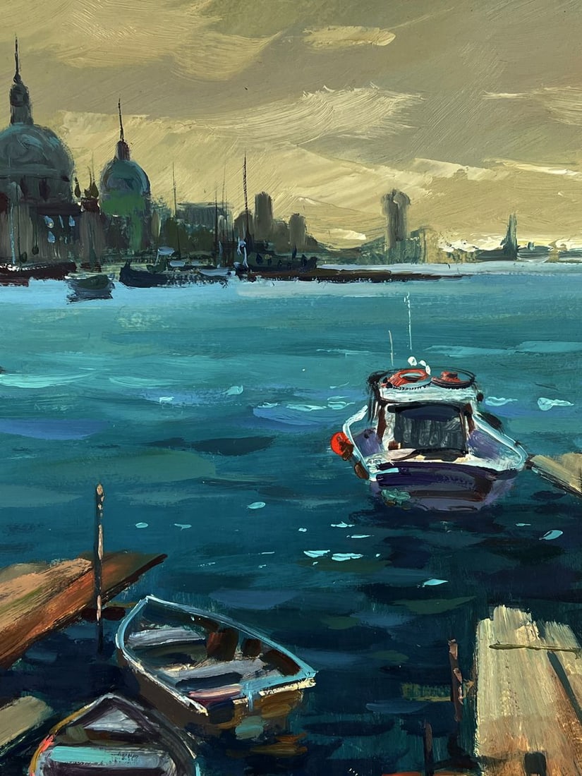Oil painting View of Venice in the morning Yuriy Suprunchuk - 6