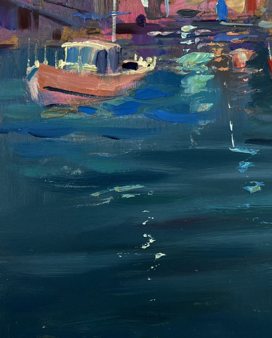 Oil painting City on the water Yuriy Suprunchuk - 7