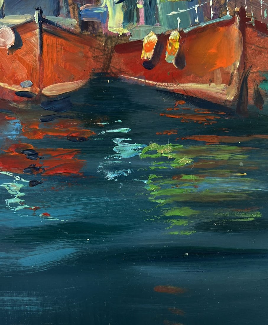 Oil painting City on the water Yuriy Suprunchuk - 8