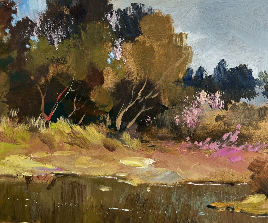 Oil painting Preparing for a boat trip Yuriy Suprunchuk - 5