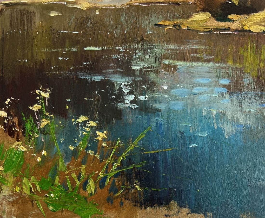 Oil painting Preparing for a boat trip Yuriy Suprunchuk - 8