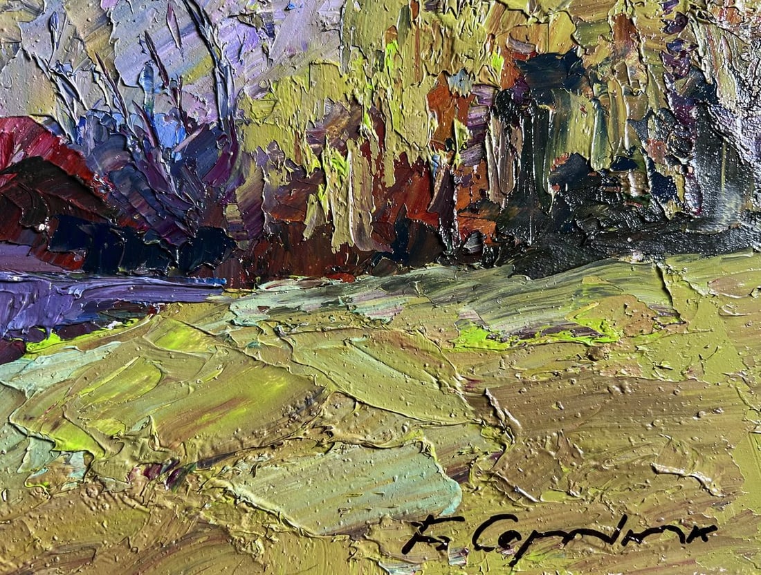 Oil painting Hot August day Boris Serdyuk - 9