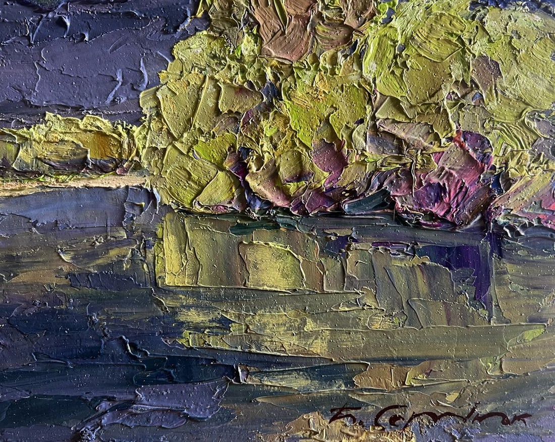 Oil painting Evening after a thunderstorm Boris Serdyuk - 9