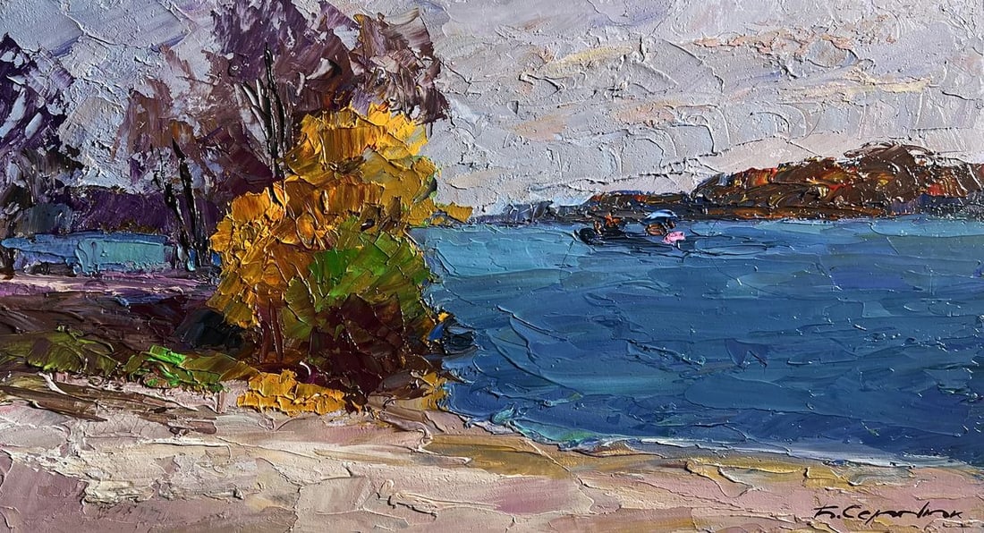 Oil painting Evening after a thunderstorm Boris Serdyuk - 3