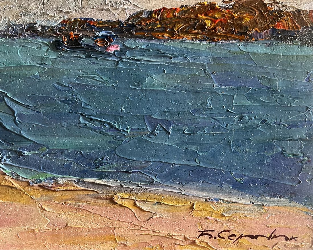 Oil painting Evening after a thunderstorm Boris Serdyuk - 9