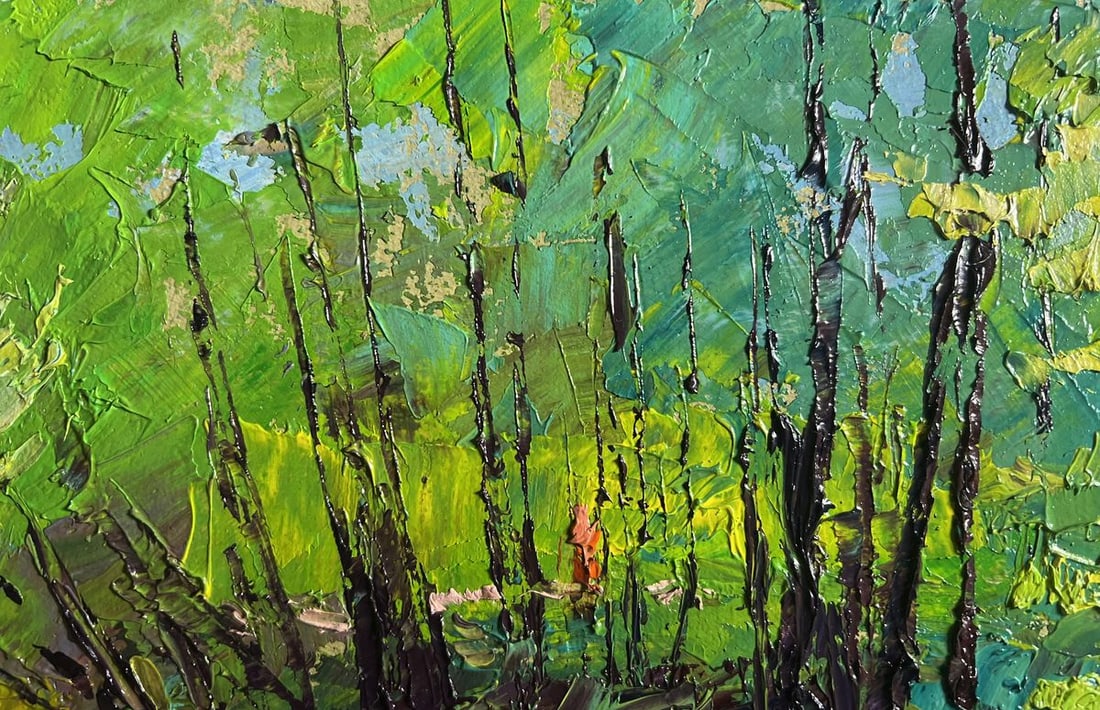 Oil painting Warm days of spring Boris Serdyuk - 5