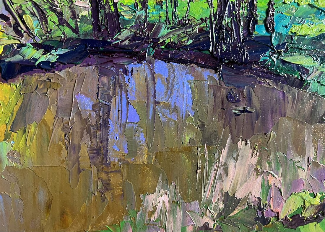 Oil painting Warm days of spring Boris Serdyuk - 7