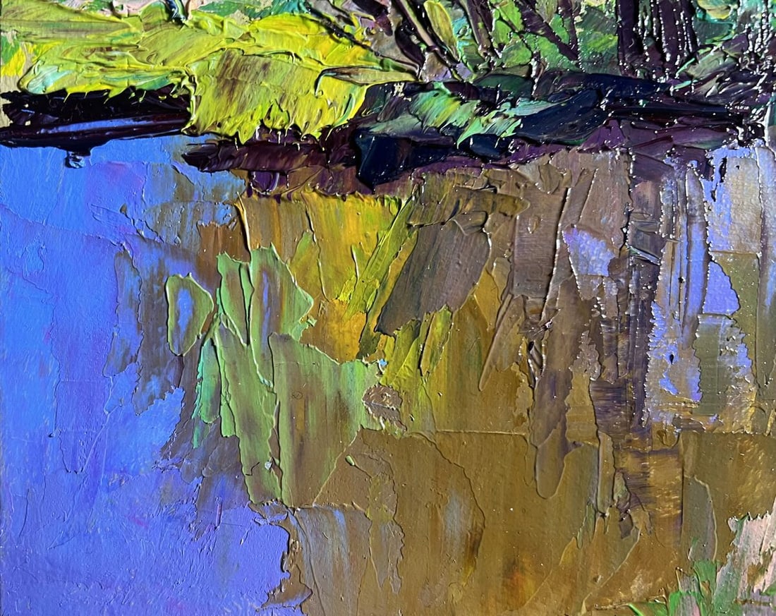 Oil painting Warm days of spring Boris Serdyuk - 8