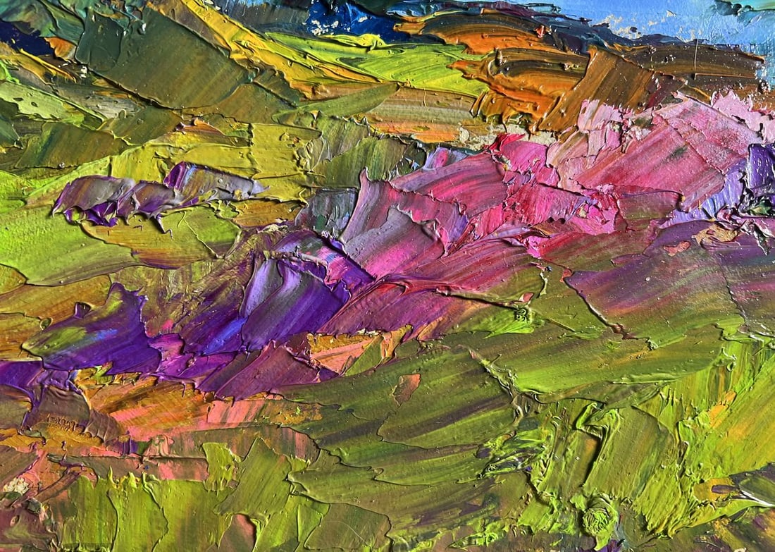 Oil painting The road to the river Boris Serdyuk - 8