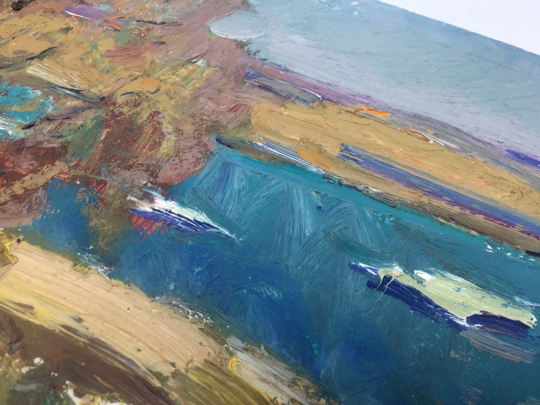 Oil painting River Viktor Grigor'yevich Sevast'yanov - 10