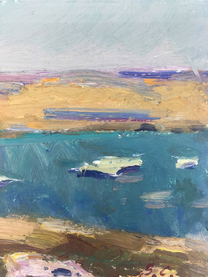 Oil painting River Viktor Grigor'yevich Sevast'yanov - 2