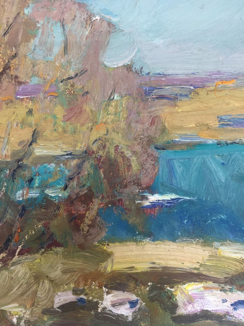 Oil painting River Viktor Grigor'yevich Sevast'yanov - 3
