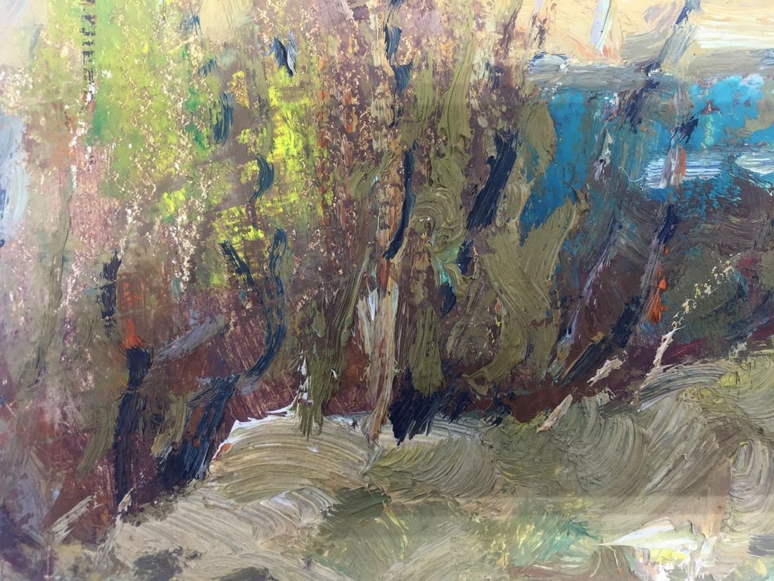 Oil painting River Viktor Grigor'yevich Sevast'yanov - 4