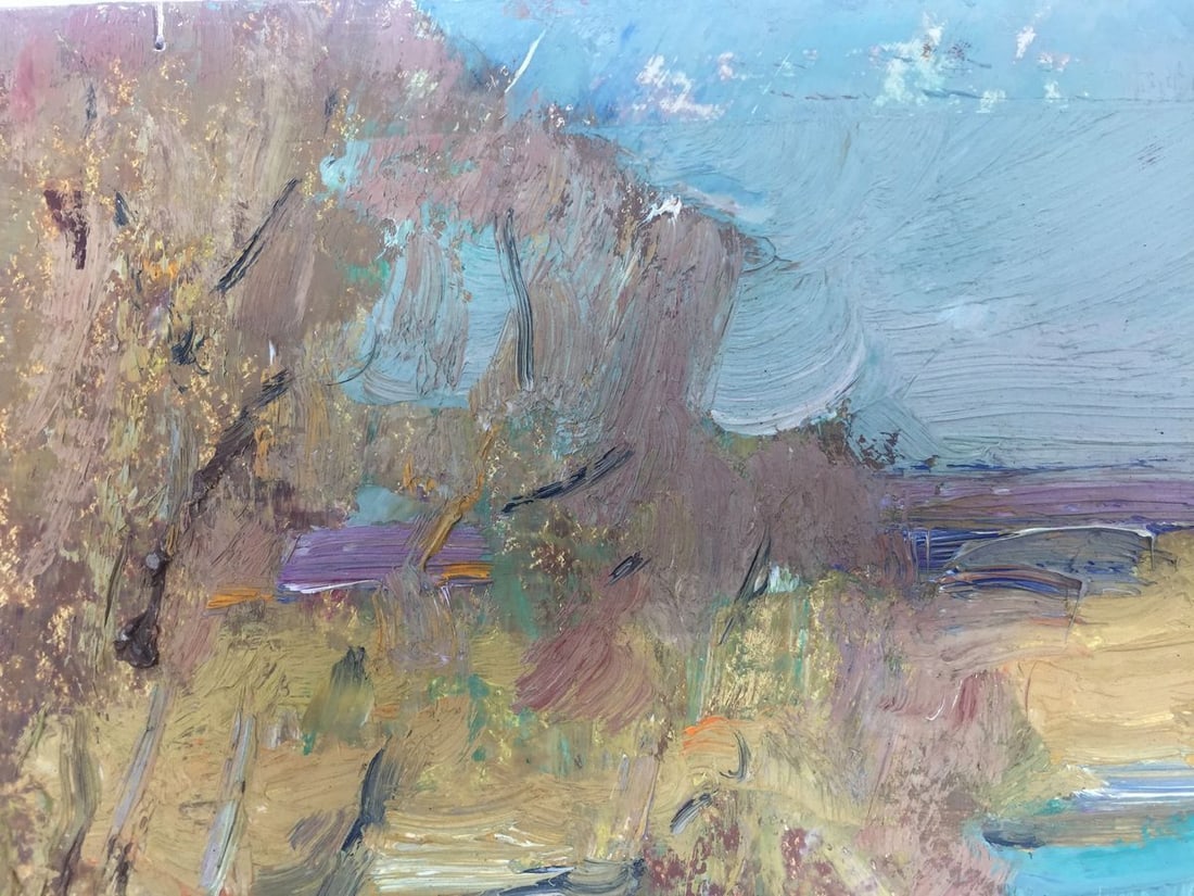 Oil painting River Viktor Grigor'yevich Sevast'yanov - 6