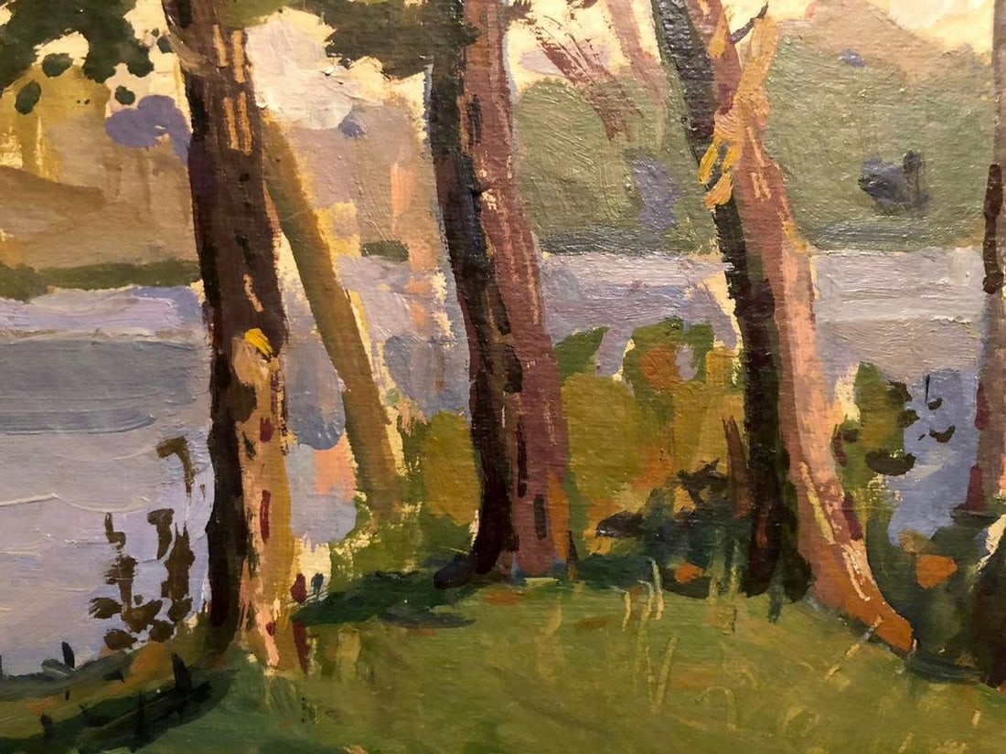 Oil painting On the shore Voloshin Mikhail Polikarpovich - 3