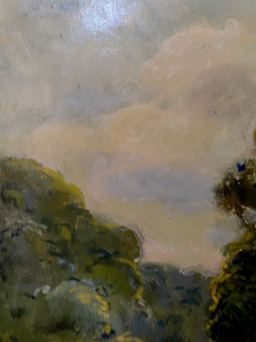 Oil painting Childhood river Litvinov Oleg Arkad'yevich - 10
