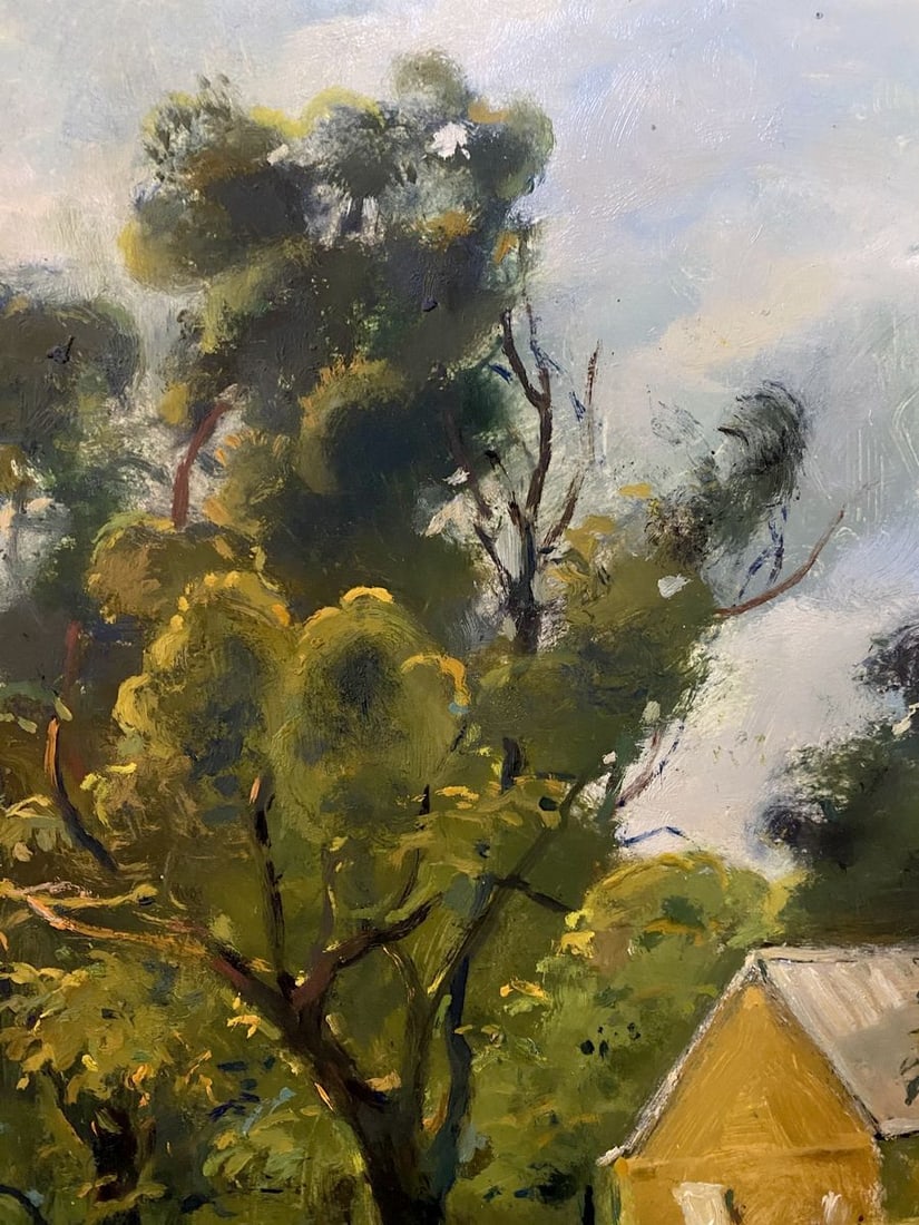 Oil painting Childhood river Litvinov Oleg Arkad'yevich - 9