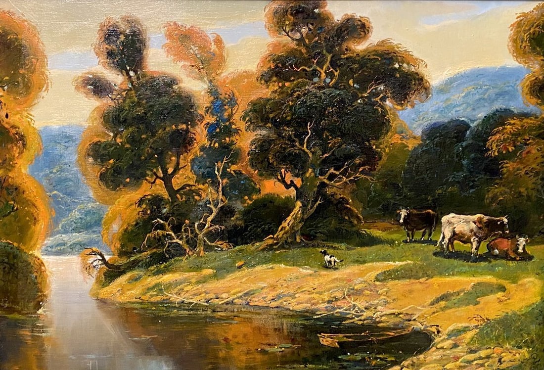 Oil painting Quiet river Litvinov Oleg Arkad'yevich (1 of 11)