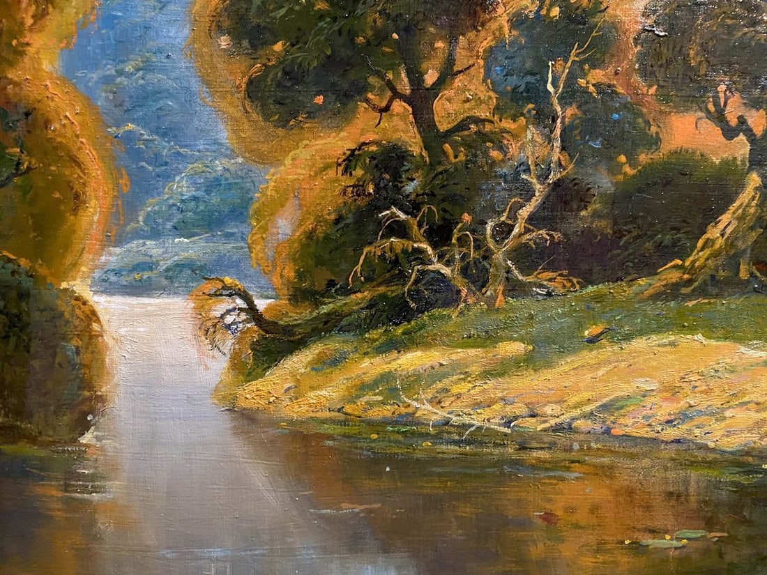 Oil painting Quiet river Litvinov Oleg Arkad'yevich - 8