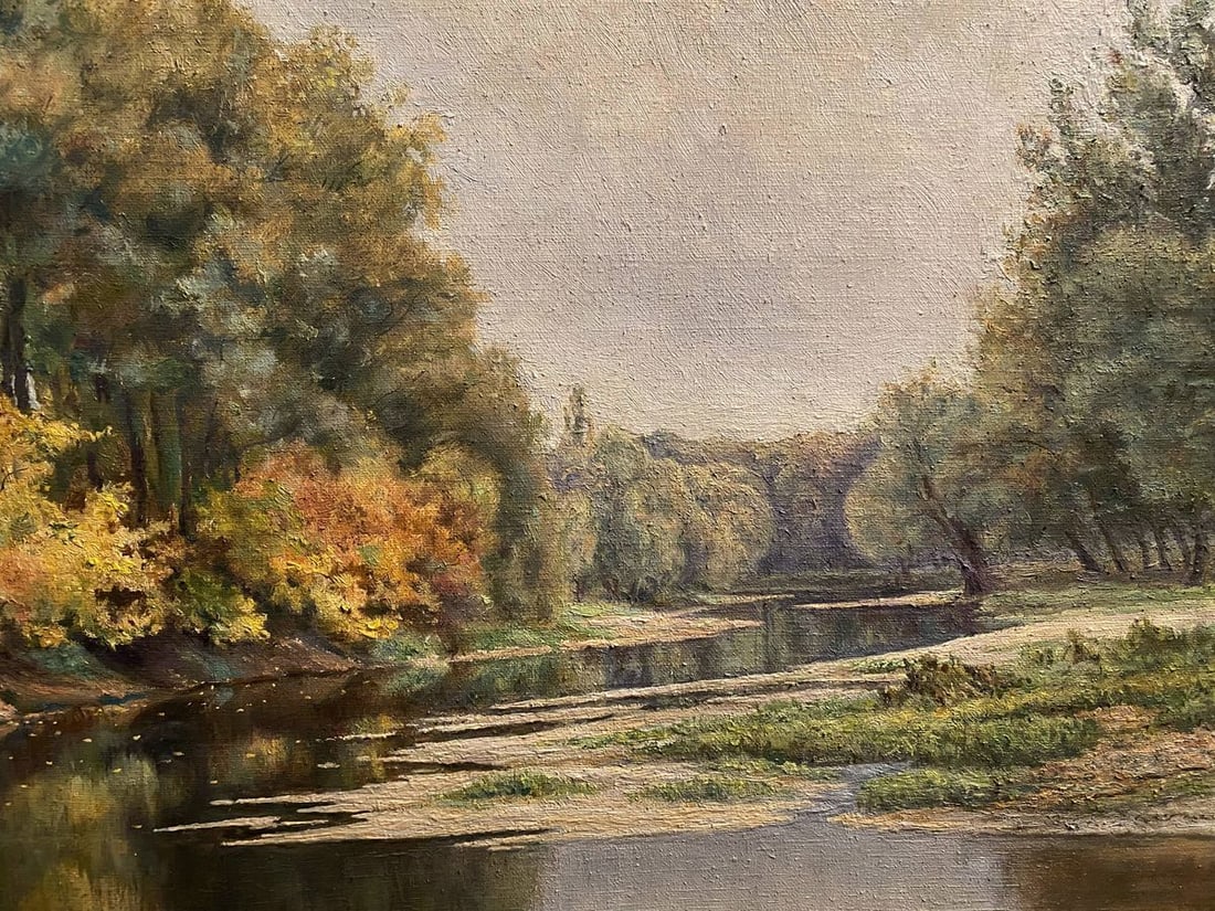 Oil painting The sun shines on a clear day Litvinov Arkady Petrovich - 9