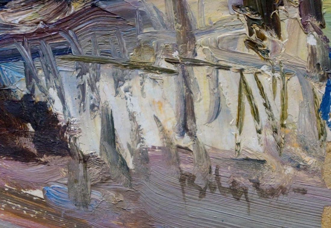 Oil painting Home landscape Leonid Ovsiyovych Muchnyk - 6