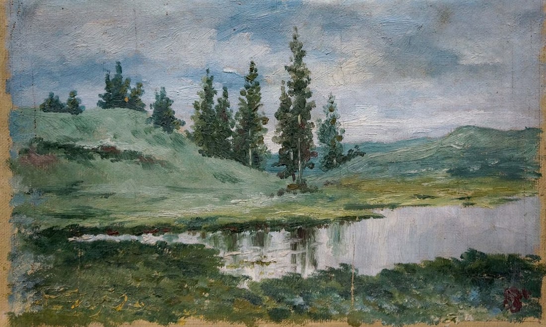 Oil painting After the rain D. Sitomir (1 of 8)
