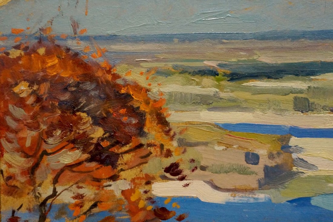 Oil painting River landscape Buryachok Nikolay Ivanovich - 3