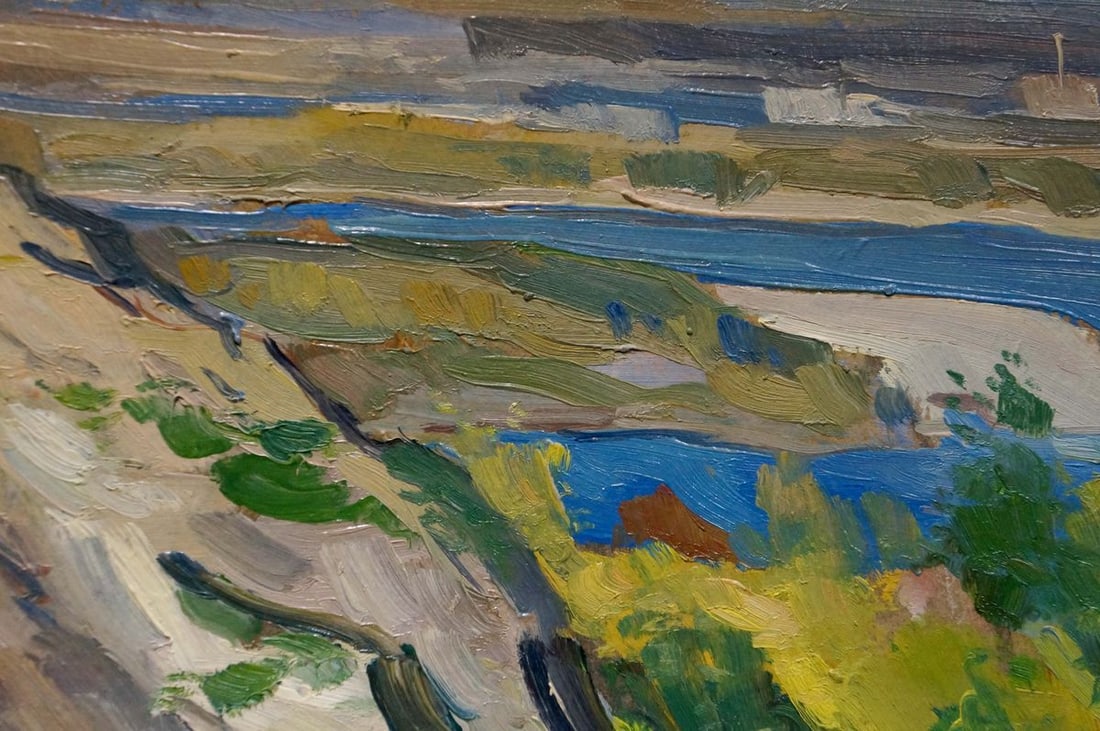 Oil painting River landscape Buryachok Nikolay Ivanovich - 6