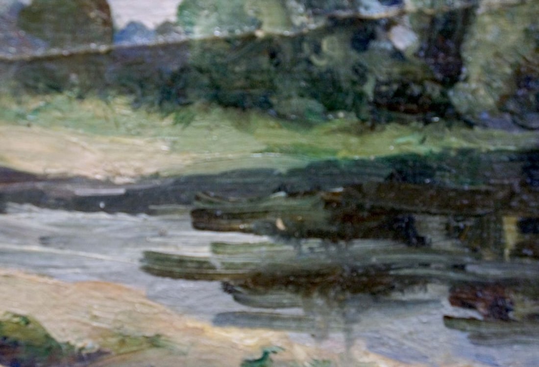 Oil painting Before the rain - 2