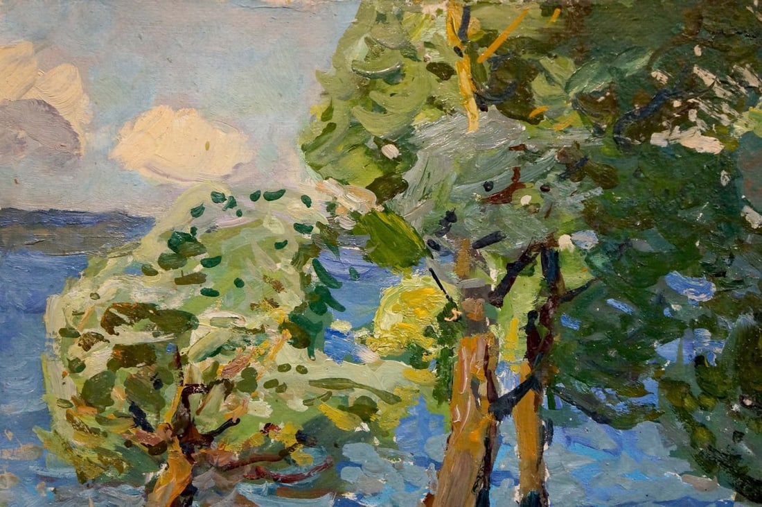 Oil painting Windy day Gaiduk Viktor Kirillovich - 3