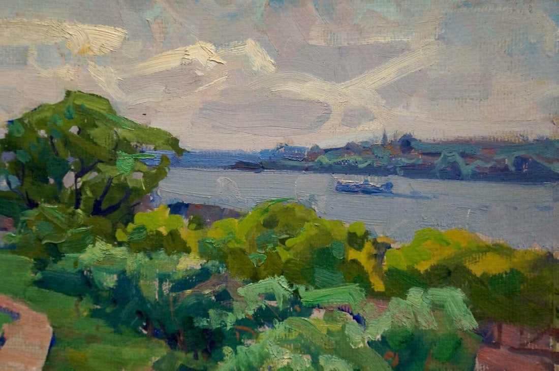 Oil painting Natural landscape Fomin Anatoly Nikiforovich - 4