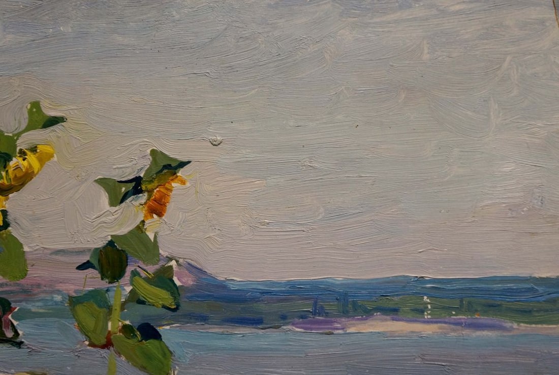 Oil painting Sunflowers Glushchenko Nikolay Petrovich - 4