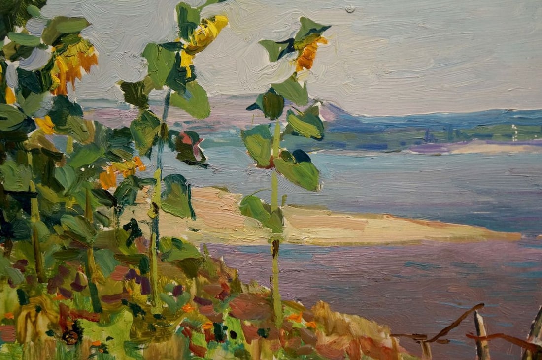 Oil painting Sunflowers Glushchenko Nikolay Petrovich - 6