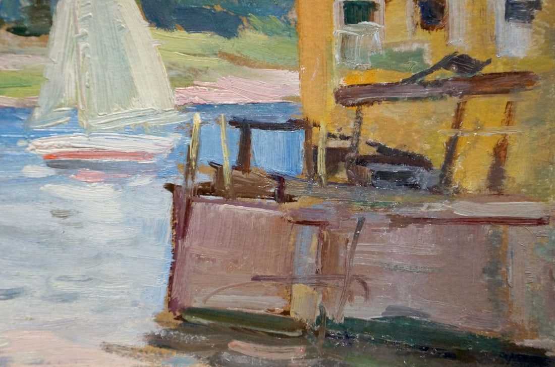 Oil painting Yacht Buryachok Nikolay Ivanovich - 5
