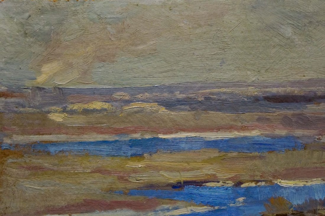 Oil painting Autumn landscape Buryachok Nikolay Ivanovich - 3